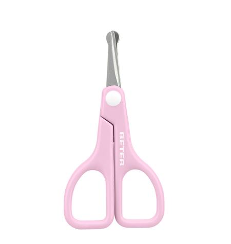 Blunt tip baby scissors, plastic handle