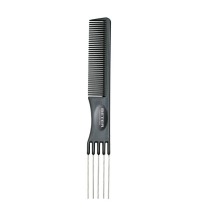 Professional teasing comb, handle with 5 prongs