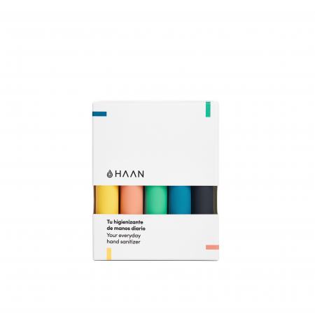 Pack de 5 Haan Pocket: higienizante de manos