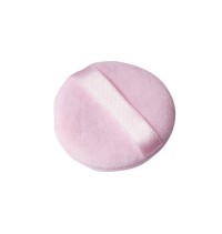 Double cosmetic powder puff, in cotton