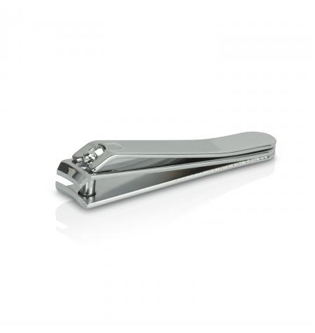 Chrome plated pedicure nail clippers