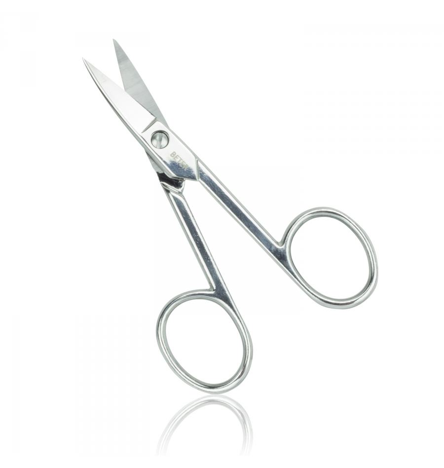 Chrome plated curved manicure scissors - Beter