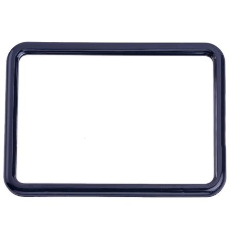 Stand mirror with frame