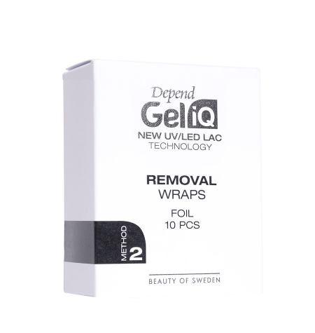 Bandas para quitaesmaltes Gel iQ Removal Wraps Folie