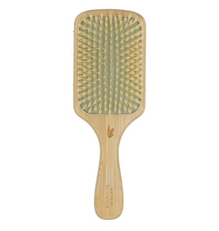 Bamwood paddle cushion brush