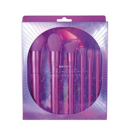 Set regalo brochas de maquillaje Pink Attitude Collection