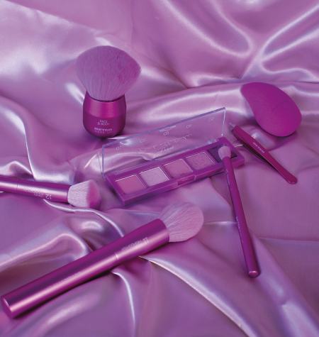 Set regalo paleta maquillaje y brochas Pink Attitude Collection