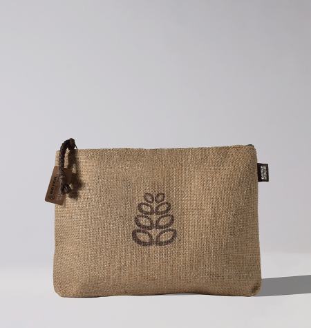 Bolsa cosmética grande Natural Fiber 