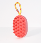 On the Go scalp massaging brush