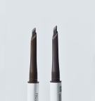Look Expert Dual Brow liner & fixing gel 01 Medium 02 Dark