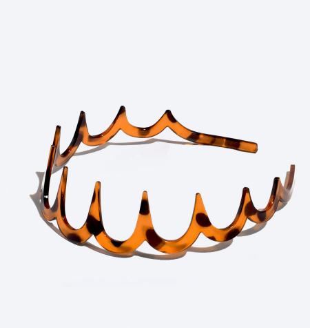 Diadema doble negra  Trendy Classics