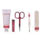 Kit de manicure com creme para mãos, presente necessaire