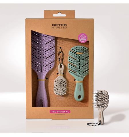 The Original Natural Fiber Detangling Brush Gift Set