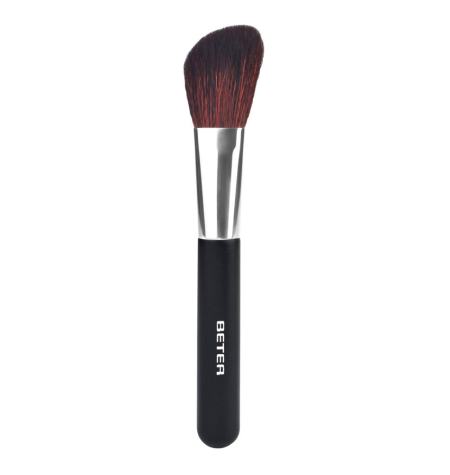 Brocha de maquillaje angulada  pelo de cabra  15 8 cm