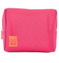 Neceser de rejilla fucsia  - "Hair on the Move" Collection