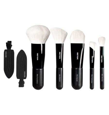 Kit de viaje minibrochas de maquillaje