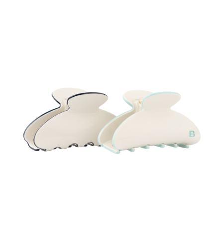 Grapa cabello bicolor 8 cm - "Beach Club" Limited Edition