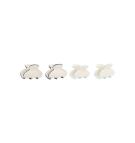 2 grapas cabello bicolores 3cm - "Beach Club" Limited Edition