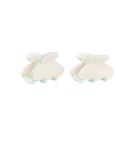 2 two-tone hair clips 3cm - "Beach Club" Limited Edition