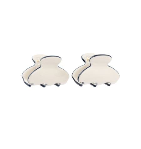 2 grapas cabello bicolores 3cm - "Beach Club" Limited Edition